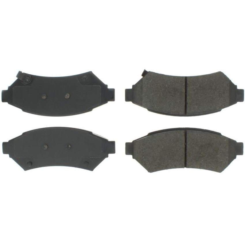CENTRIC PARTS 102.10750 C-Tek Semi-Metallic Brake Pads with Shims