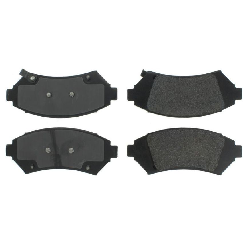 CENTRIC PARTS 102.10760 C-Tek Semi-Metallic Brake Pads with Shims