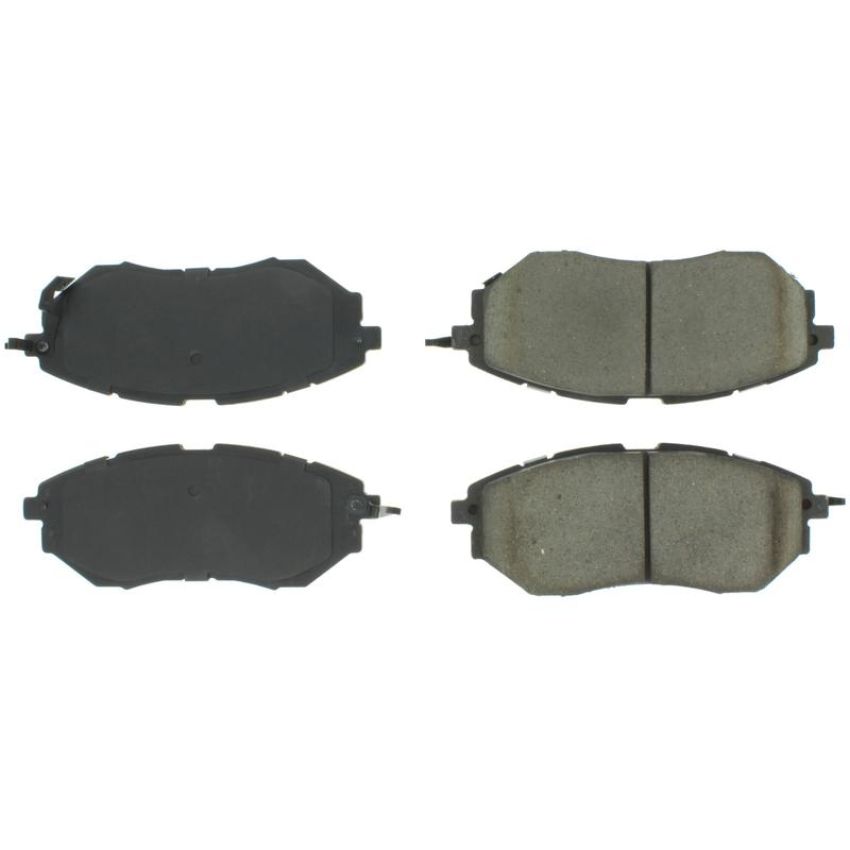 CENTRIC PARTS 102.10780 C-Tek Semi-Metallic Brake Pads with Shims