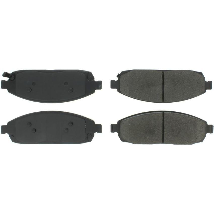 CENTRIC PARTS 102.10800 C-Tek Semi-Metallic Brake Pads with Shims