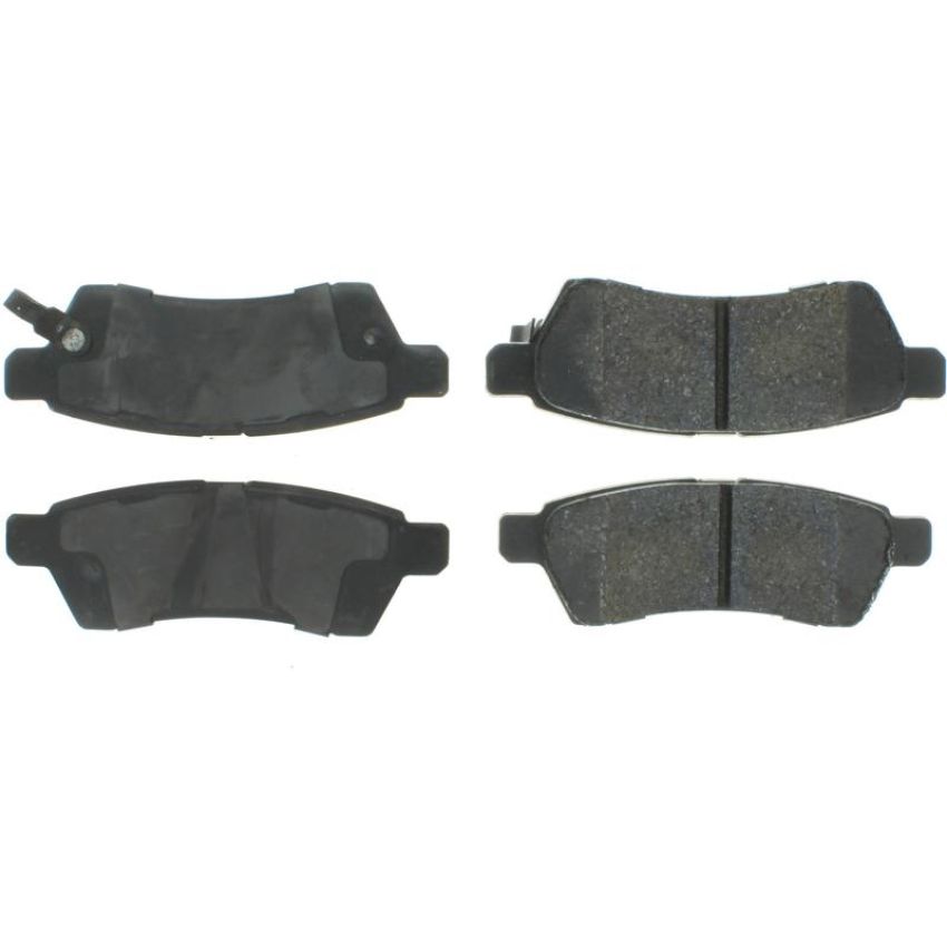 CENTRIC PARTS 102.11000 C-Tek Semi-Metallic Brake Pads with Shims