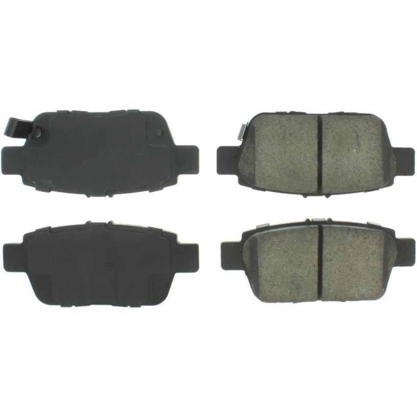 CENTRIC PARTS 102.11030 C-Tek Semi-Metallic Brake Pads with Shims