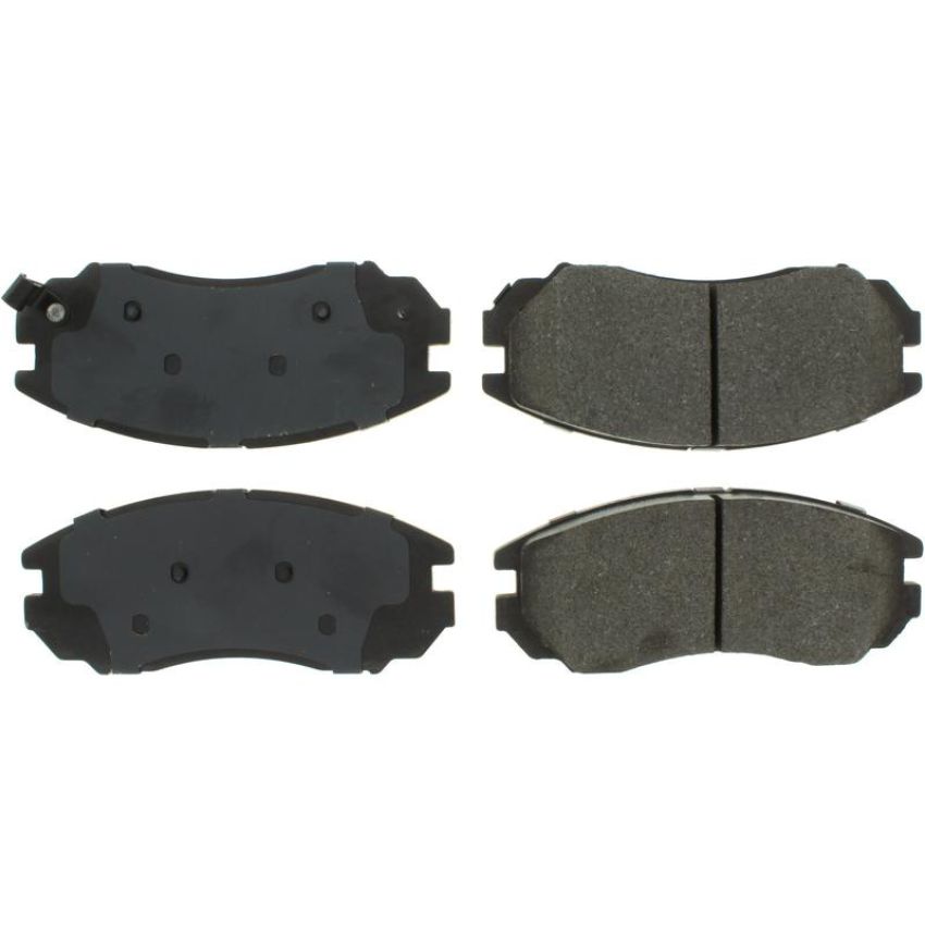 CENTRIC PARTS 102.11040 C-Tek Semi-Metallic Brake Pads with Shims