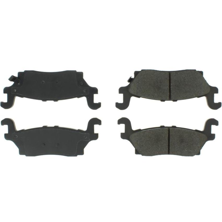 CENTRIC PARTS 102.11200 C-Tek Semi-Metallic Brake Pads with Shims