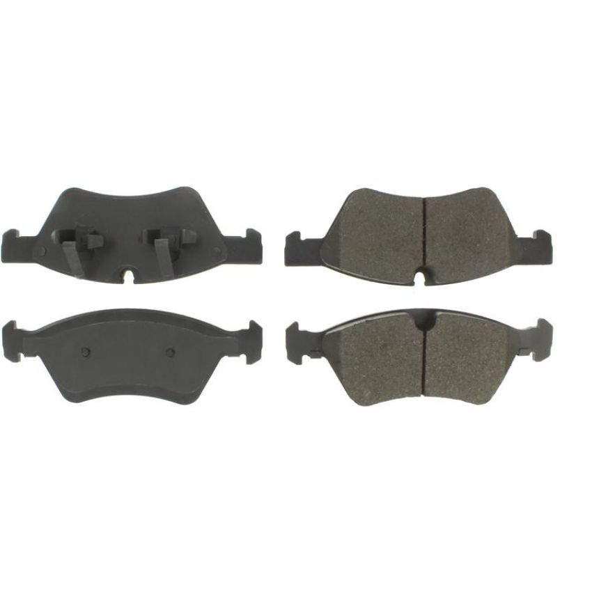 CENTRIC PARTS 102.11230 C-Tek Semi-Metallic Brake Pads with Shims