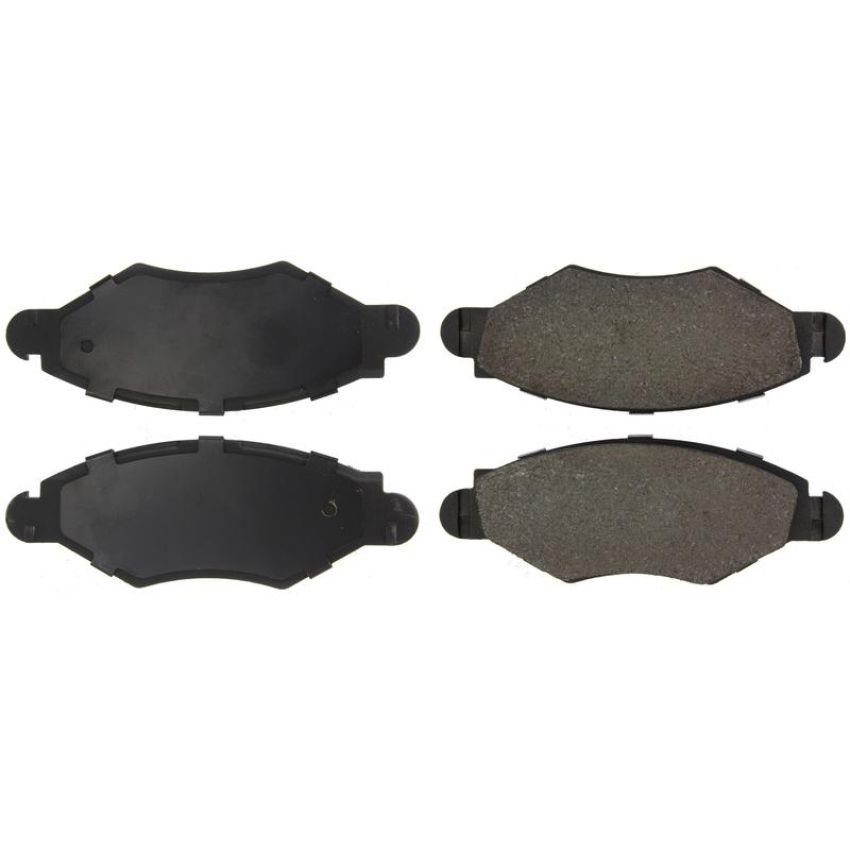 CENTRIC PARTS 102.11430 C-Tek Semi-Metallic Brake Pads with Shims
