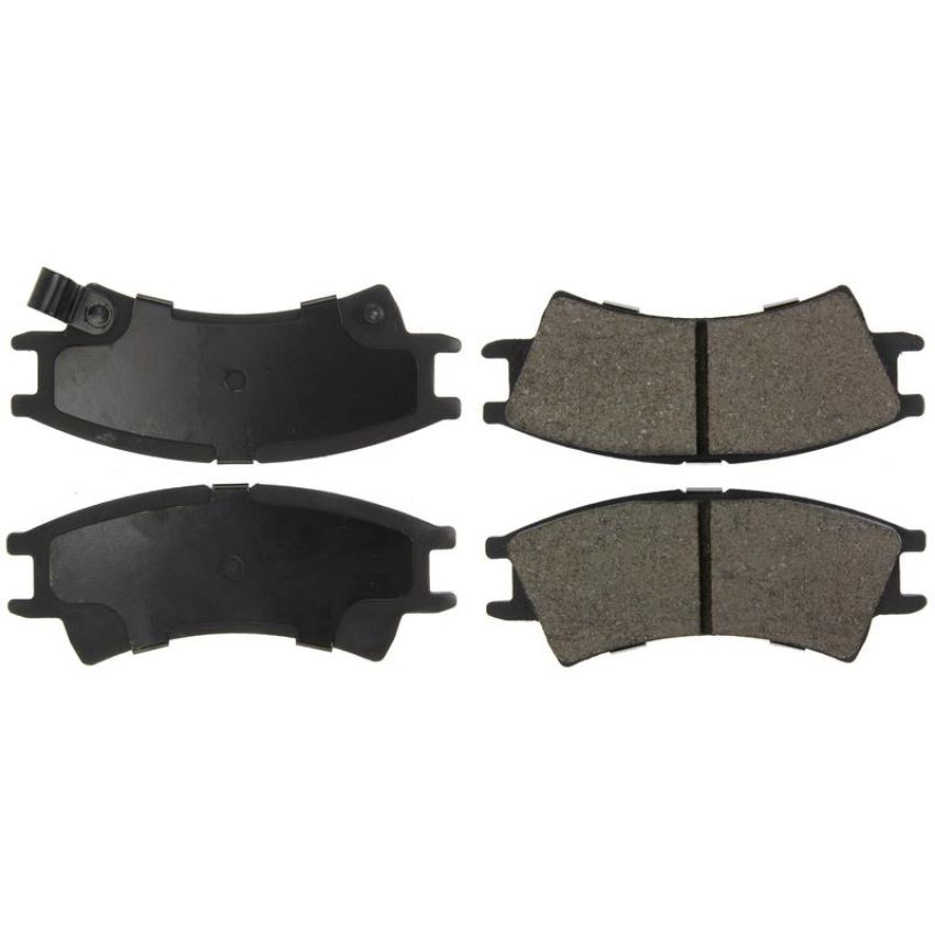 CENTRIC PARTS 102.11480 C-Tek Semi-Metallic Brake Pads with Shims
