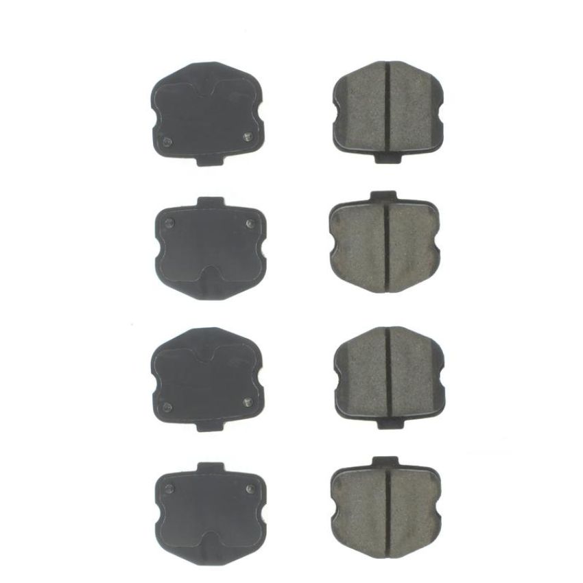 CENTRIC PARTS 102.11851 C-Tek Semi-Metallic Brake Pads with Shims