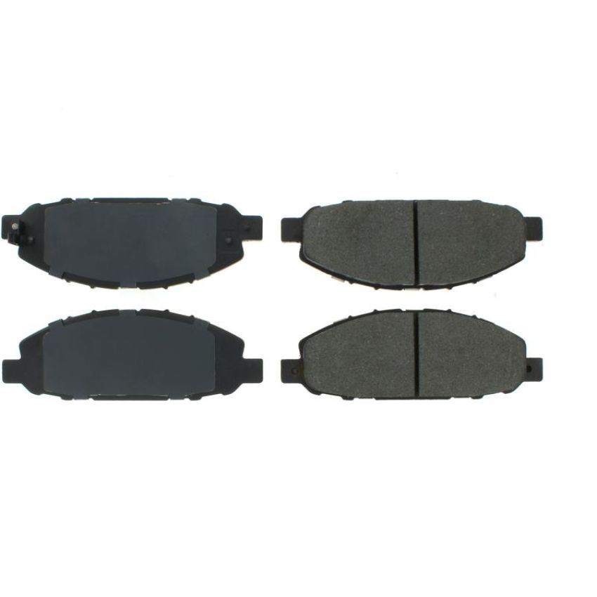 CENTRIC PARTS 102.11910 C-Tek Semi-Metallic Brake Pads with Shims