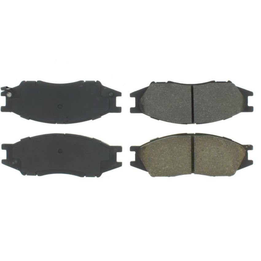 CENTRIC PARTS 102.11930 C-Tek Semi-Metallic Brake Pads with Shims