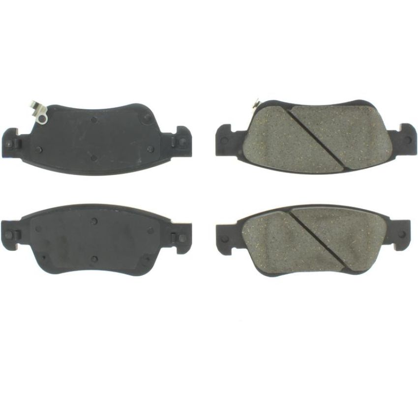 CENTRIC PARTS 102.12870 C-Tek Semi-Metallic Brake Pads with Shims