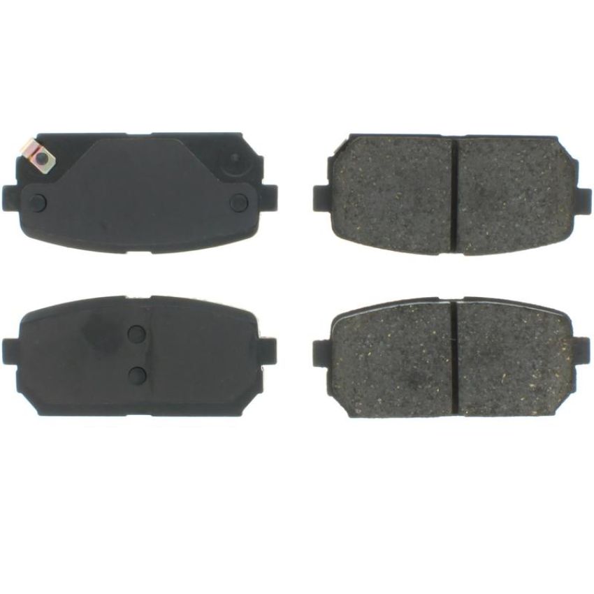 CENTRIC PARTS 102.12960 C-Tek Semi-Metallic Brake Pads with Shims