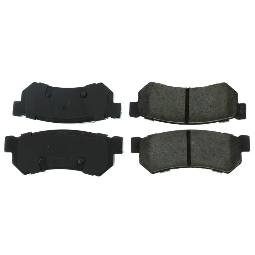 CENTRIC PARTS 102.13150 C-Tek Semi-Metallic Brake Pads with Shims