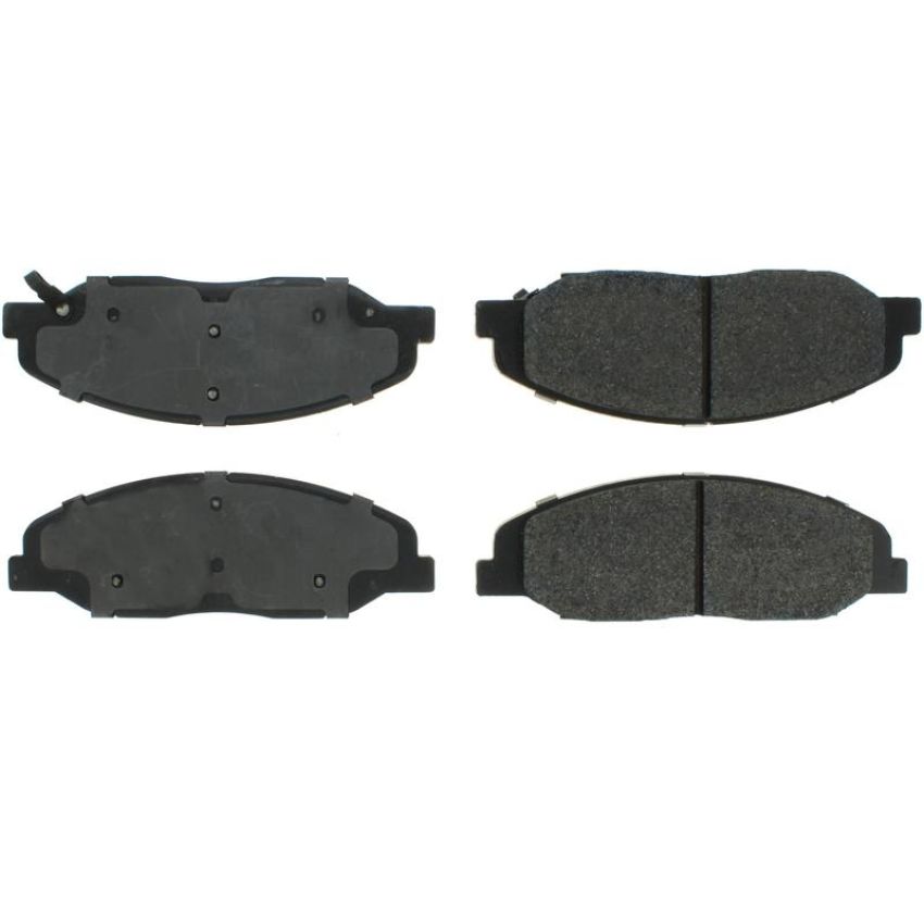 CENTRIC PARTS 102.13320 C-Tek Semi-Metallic Brake Pads with Shims