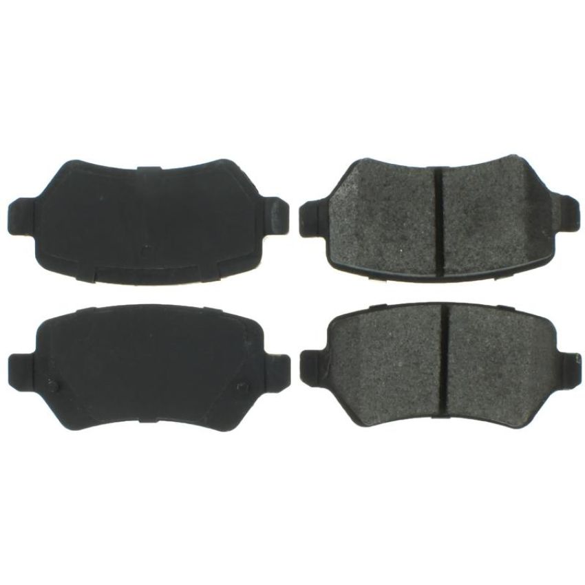 CENTRIC PARTS 102.13620 C-Tek Semi-Metallic Brake Pads with Shims
