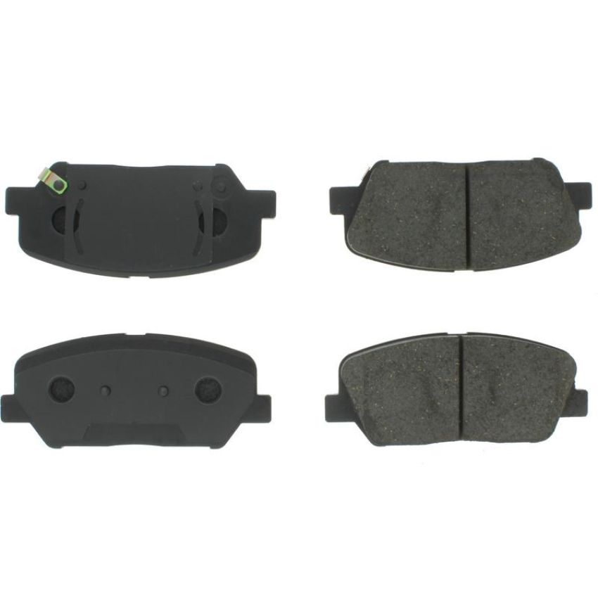 CENTRIC PARTS 102.14130 C-Tek Semi-Metallic Brake Pads with Shims