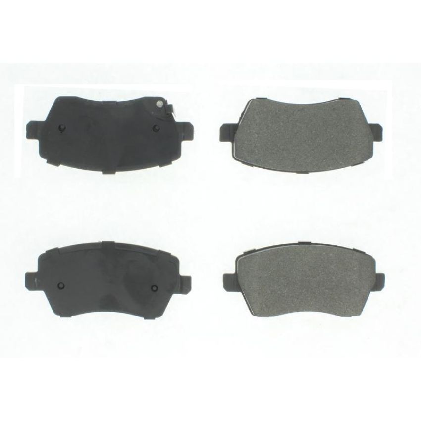 CENTRIC PARTS 102.14350 C-Tek Semi-Metallic Brake Pads with Shims