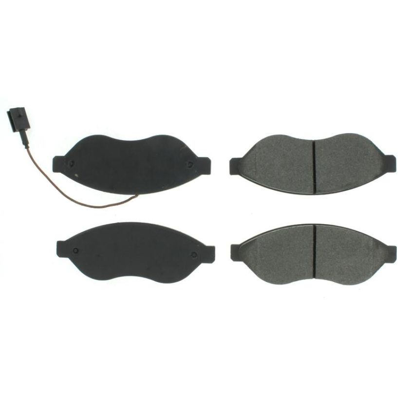 CENTRIC PARTS 102.14890 C-Tek Semi-Metallic Brake Pads with Shims