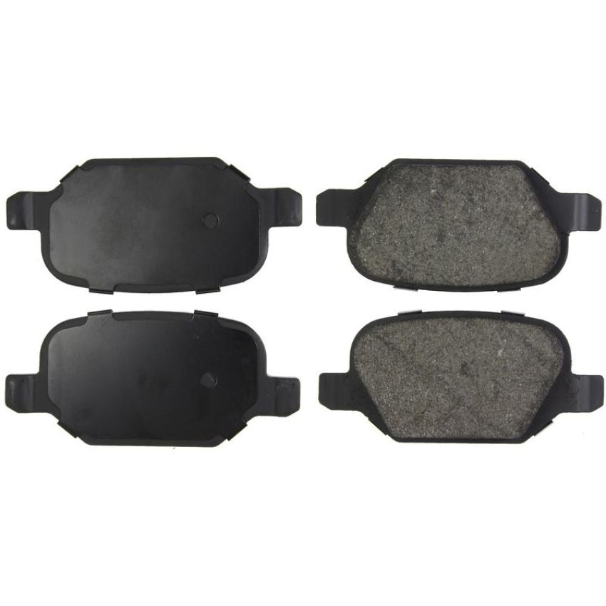 CENTRIC PARTS 102.14920 C-Tek Semi-Metallic Brake Pads with Shims