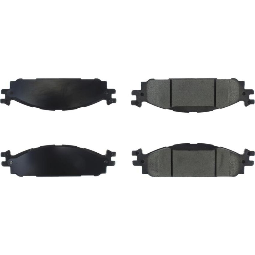 CENTRIC PARTS 102.15080 C-Tek Semi-Metallic Brake Pads with Shims