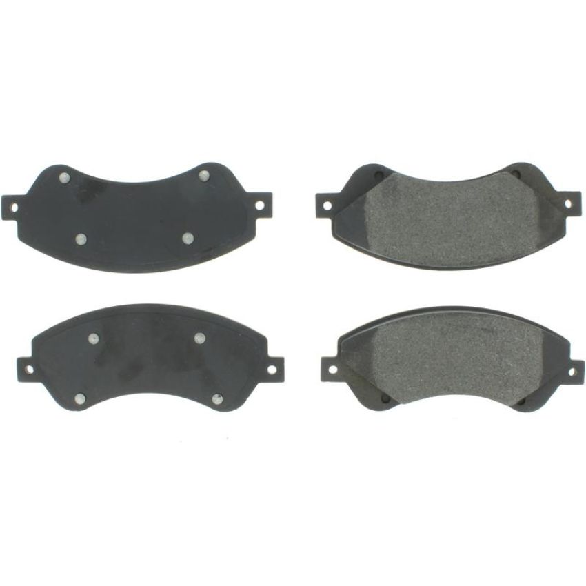 CENTRIC PARTS 102.15280 C-Tek Semi-Metallic Brake Pads with Shims