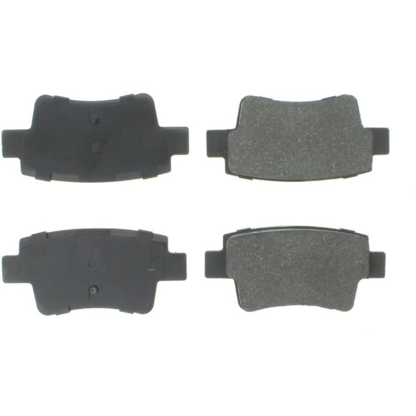 CENTRIC PARTS 102.15370 C-Tek Semi-Metallic Brake Pads with Shims