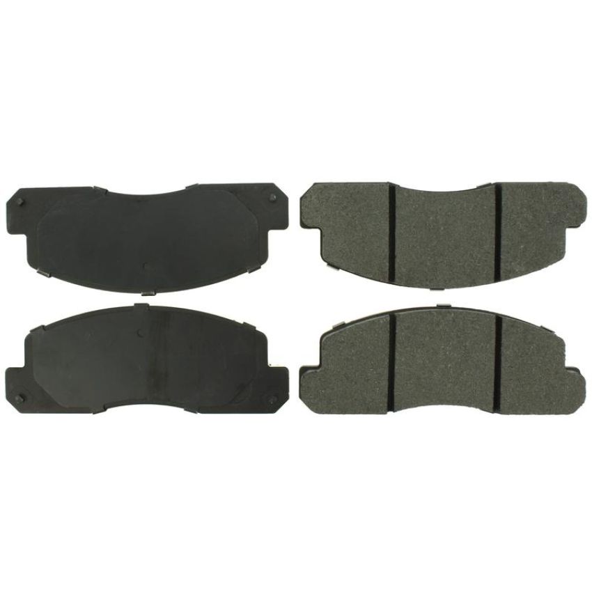 CENTRIC PARTS 102.15500 C-Tek Semi-Metallic Brake Pads with Shims