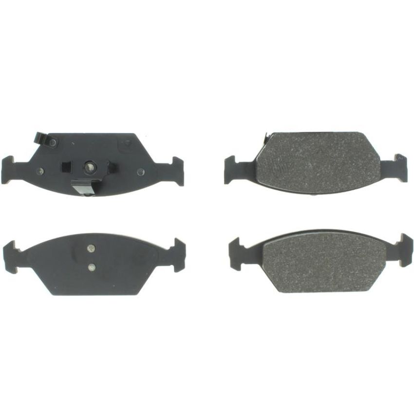 CENTRIC PARTS 102.15530 C-Tek Semi-Metallic Brake Pads with Shims