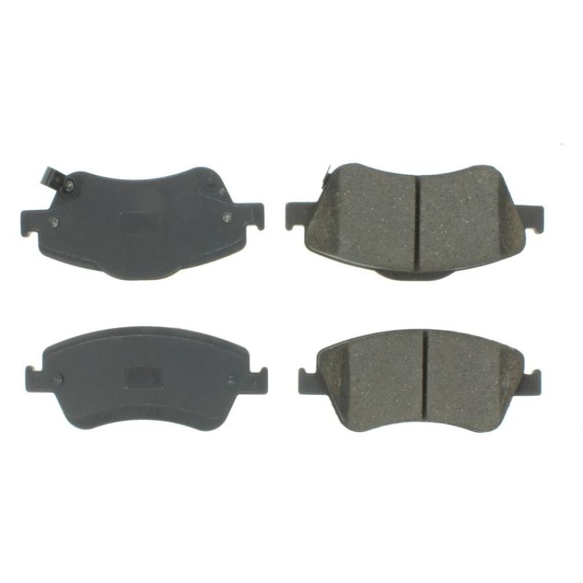 CENTRIC PARTS 102.15710 C-Tek Semi-Metallic Brake Pads with Shims