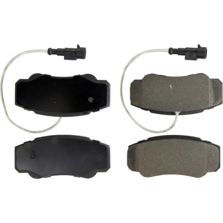 CENTRIC PARTS 102.15820 C-Tek Semi-Metallic Brake Pads with Shims