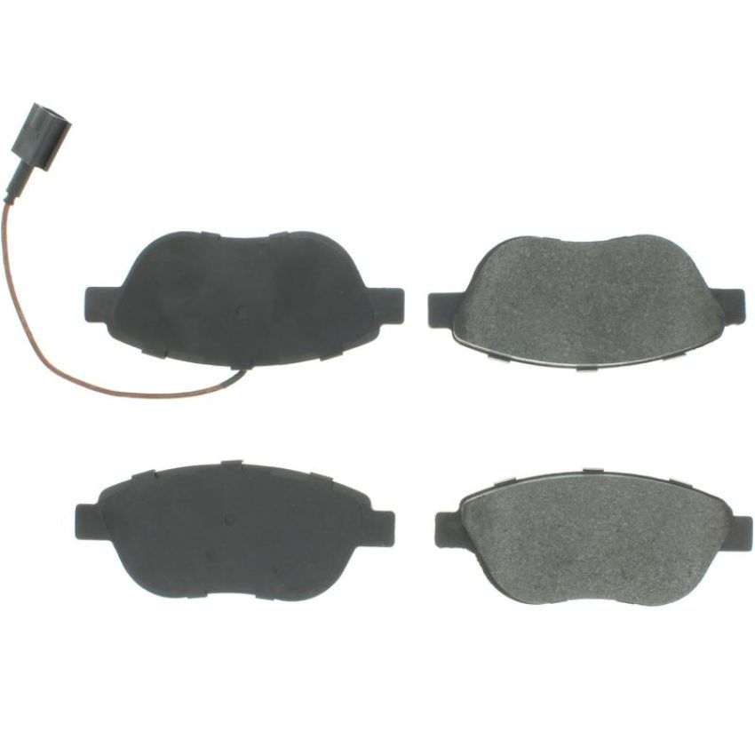 CENTRIC PARTS 102.16180 C-Tek Semi-Metallic Brake Pads with Shims