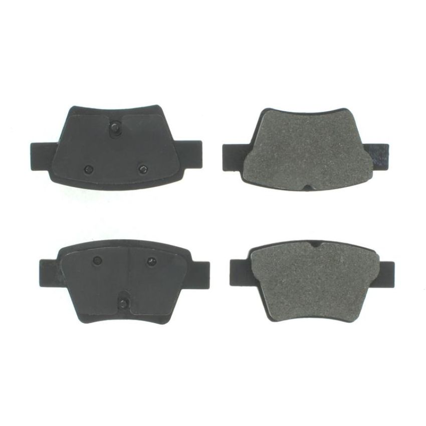 CENTRIC PARTS 102.16210 C-Tek Semi-Metallic Brake Pads with Shims