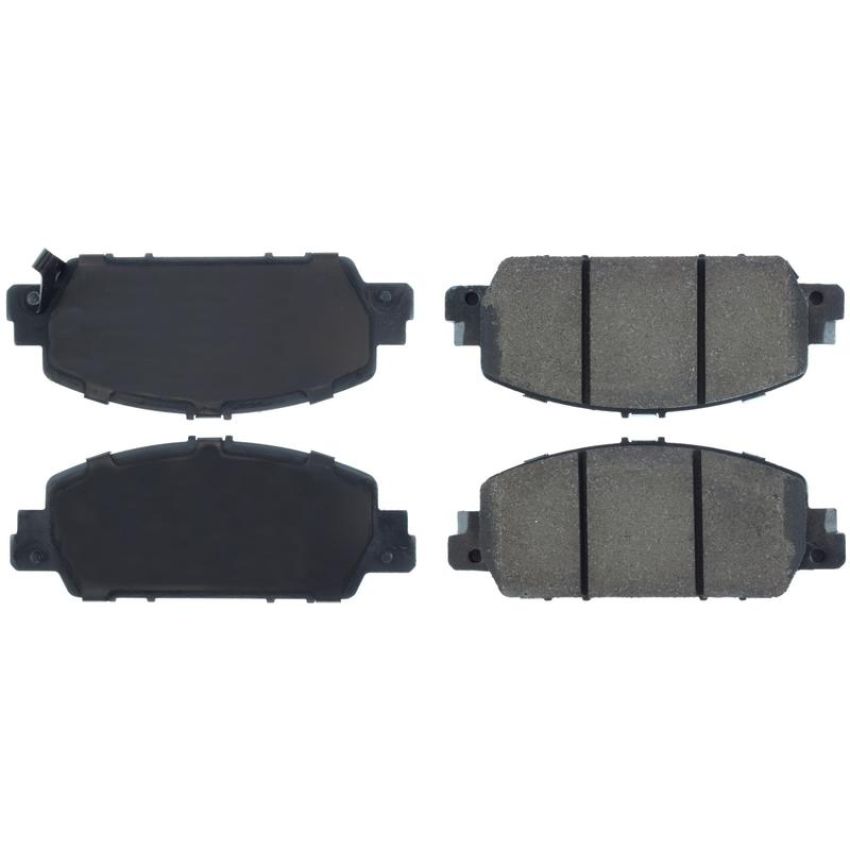CENTRIC PARTS 102.16540 C-Tek Semi-Metallic Brake Pads with Shims