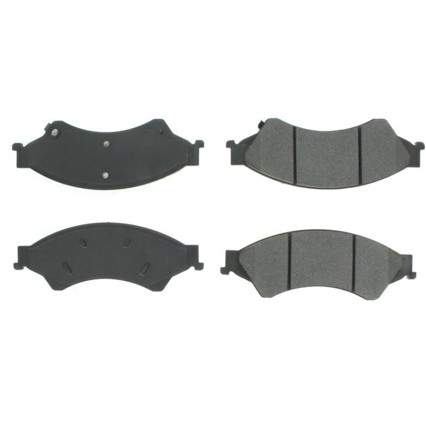 CENTRIC PARTS 102.16760 C-Tek Semi-Metallic Brake Pads with Shims