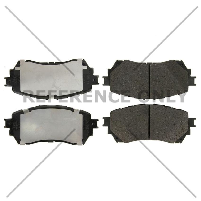 CENTRIC PARTS 102.17110 C-Tek Semi-Metallic Brake Pads with Shims