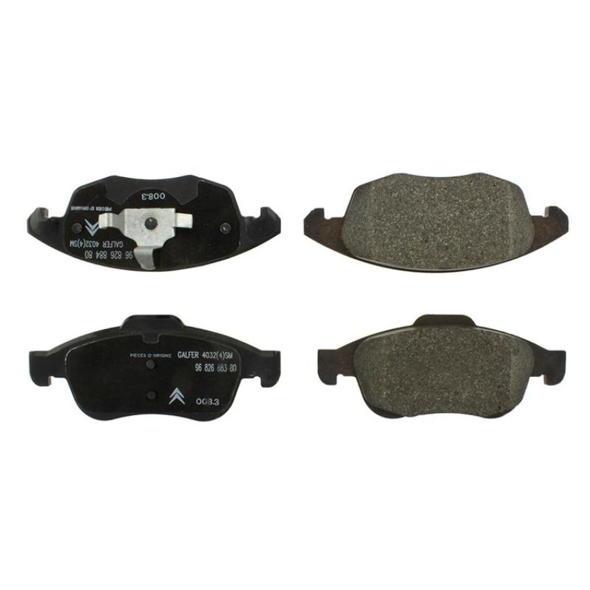 CENTRIC PARTS 102.17170 C-Tek Semi-Metallic Brake Pads with Shims