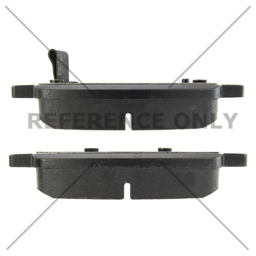 CENTRIC PARTS 102.17220 C-Tek Semi-Metallic Brake Pads with Shims