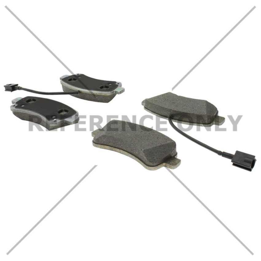 CENTRIC PARTS 102.17461 C-Tek Semi-Metallic Brake Pads with Shims