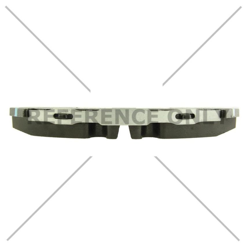 CENTRIC PARTS 102.17580 C-Tek Semi-Metallic Brake Pads with Shims