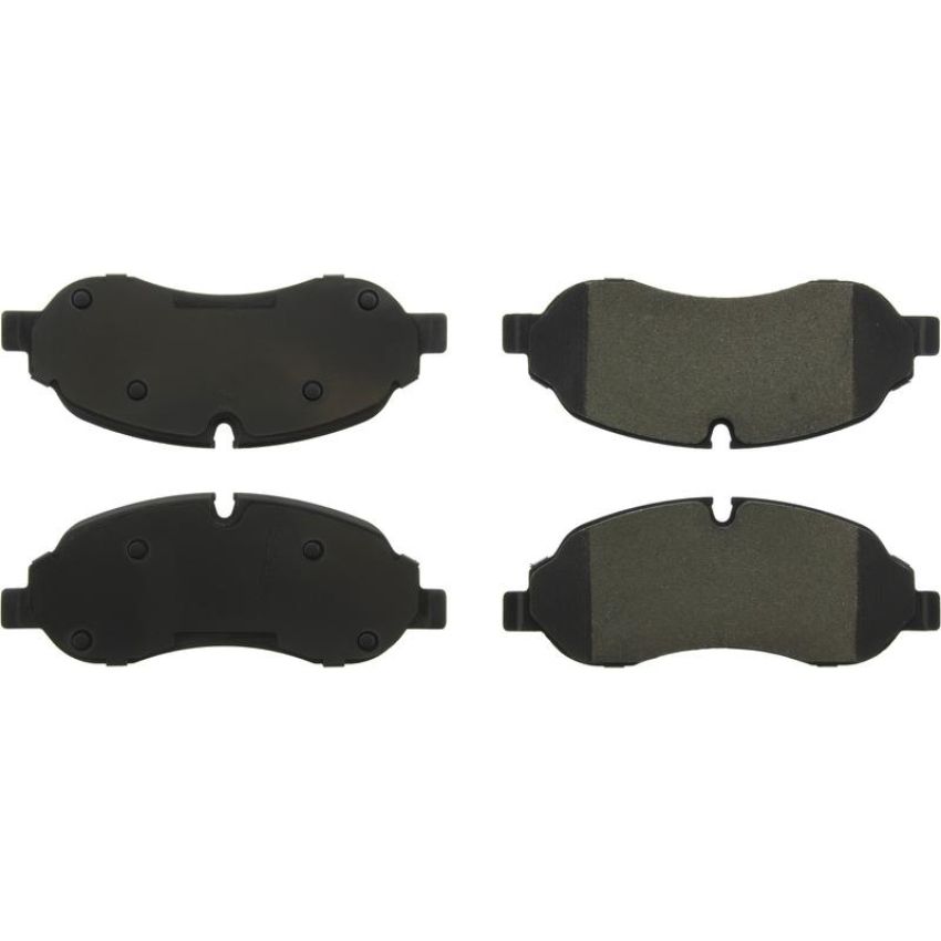 CENTRIC PARTS 102.17740 C-Tek Semi-Metallic Brake Pads with Shims
