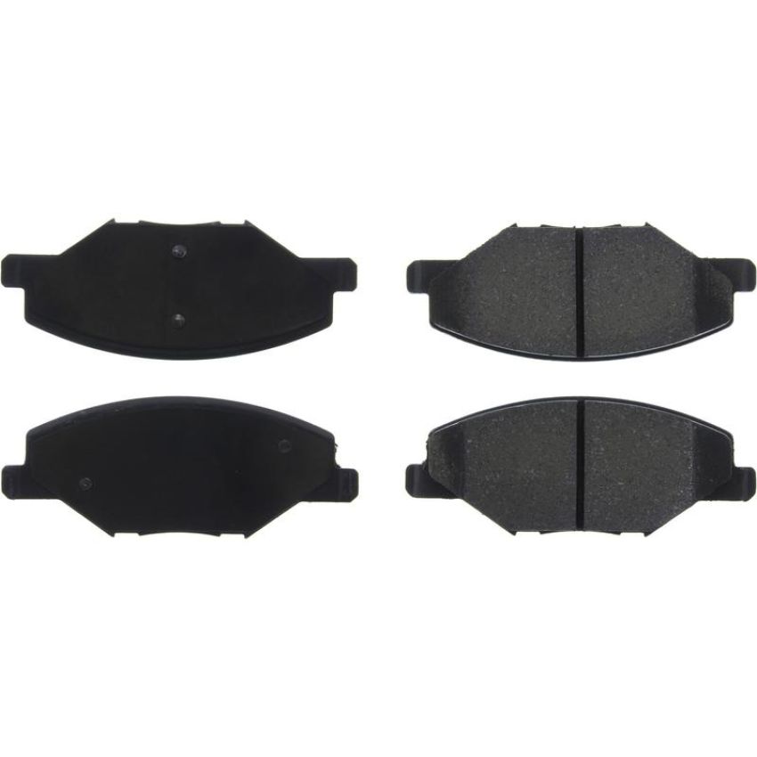 CENTRIC PARTS 102.17760 C-Tek Semi-Metallic Brake Pads with Shims