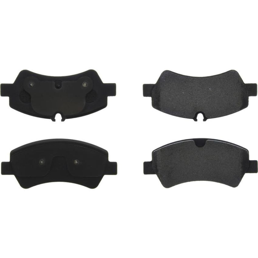 CENTRIC PARTS 102.17860 C-Tek Semi-Metallic Brake Pads with Shims
