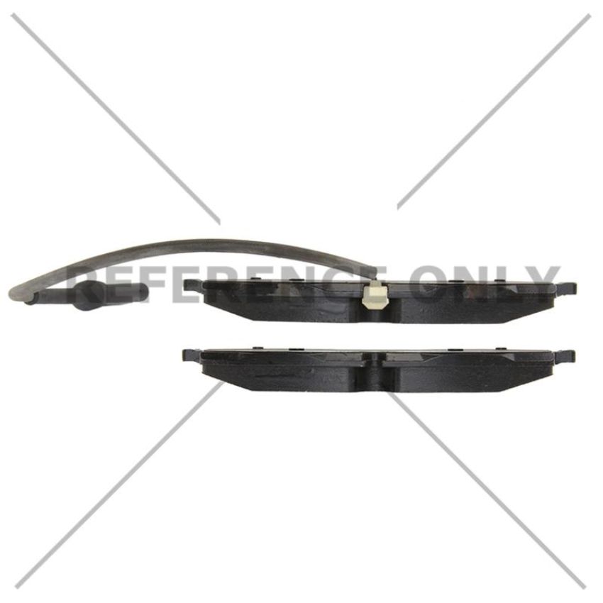 CENTRIC PARTS 102.17870 C-Tek Semi-Metallic Brake Pads with Shims