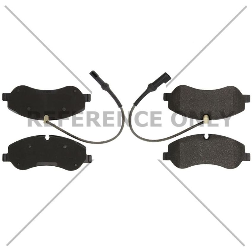 CENTRIC PARTS 102.17870 C-Tek Semi-Metallic Brake Pads with Shims