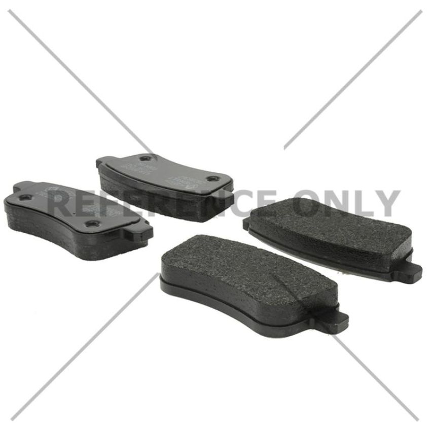 CENTRIC PARTS 102.18200 C-Tek Semi-Metallic Brake Pads with Shims
