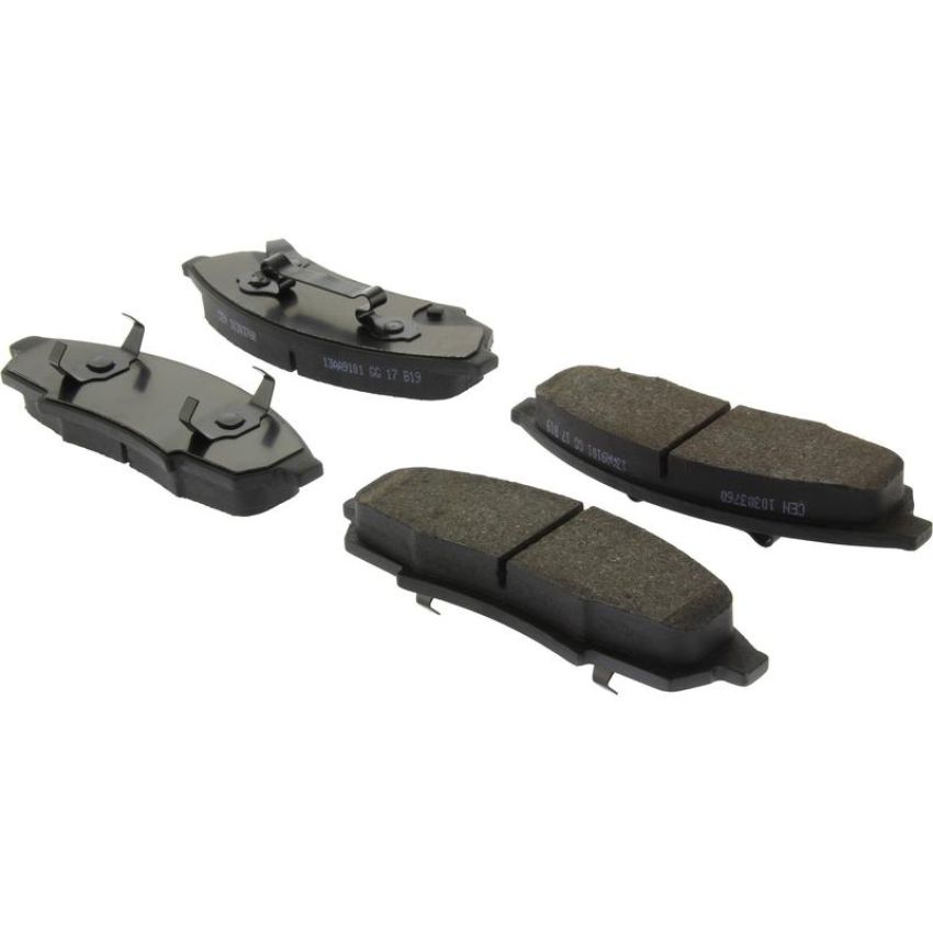 CENTRIC PARTS 103.03760 C-Tek Ceramic Brake Pads with Shims