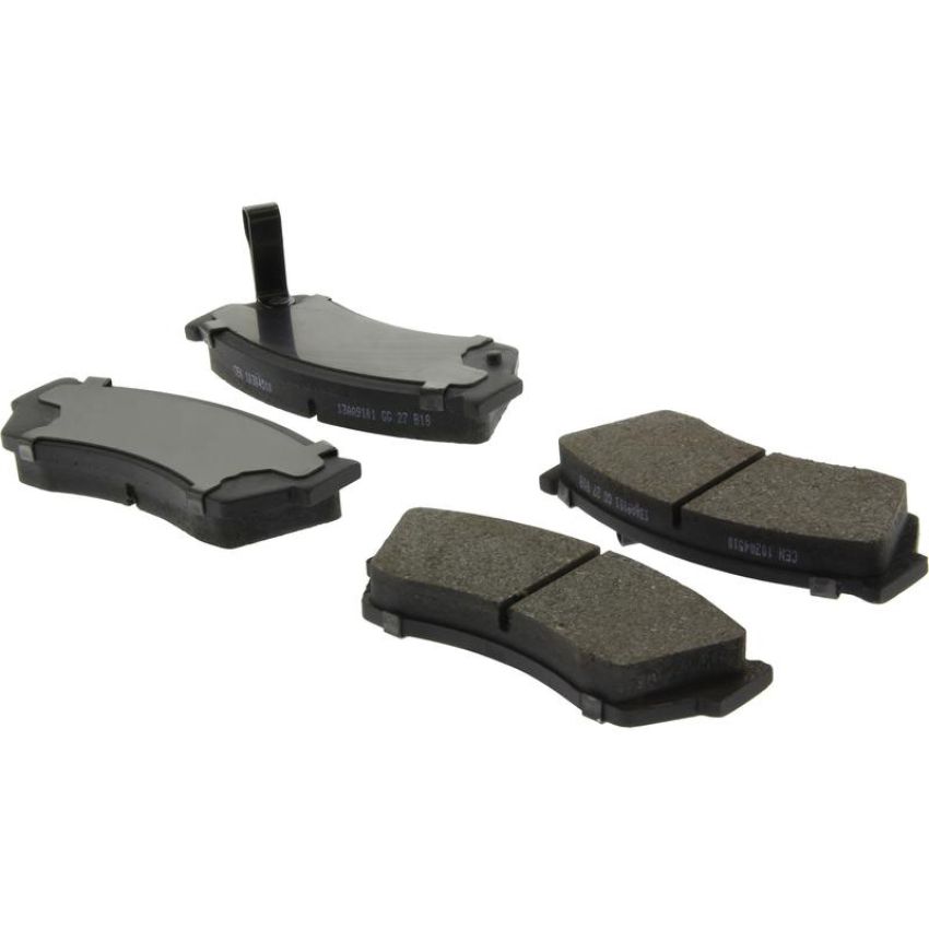CENTRIC PARTS 103.04510 C-Tek Ceramic Brake Pads with Shims