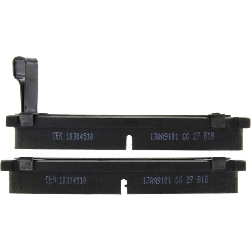CENTRIC PARTS 103.04510 C-Tek Ceramic Brake Pads with Shims