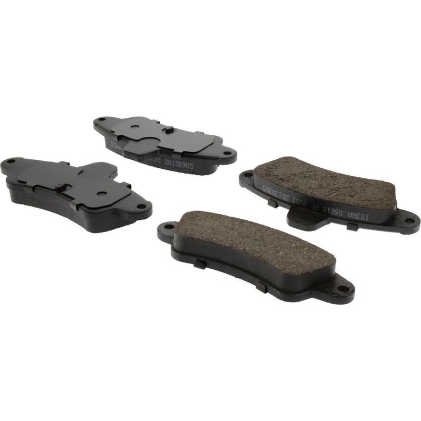 CENTRIC PARTS 103.06610 C-Tek Ceramic Brake Pads with Shims
