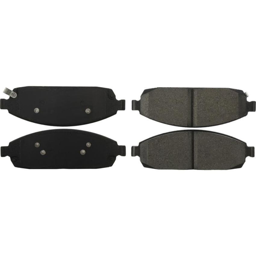 CENTRIC PARTS 103.10800 C-Tek Ceramic Brake Pads with Shims
